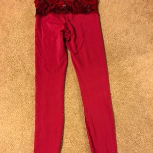 This are reversible lululemon leggings.